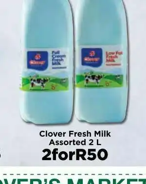 Food Lover's Market Clover fresh milk 2 offer
