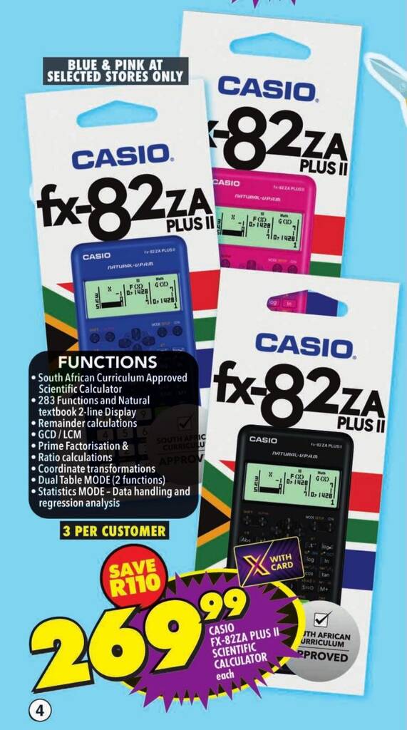 Shoprite Casio Calculator Price At Game Casio Calculator Price At