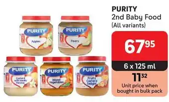 Makro PURITY 2nd Baby Food offer