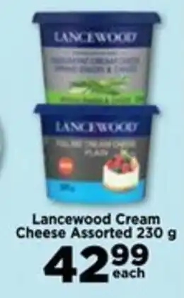 Food Lover's Market Lancewood Cream Cheese Assorted offer