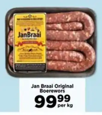 Food Lover's Market Jan Braai Original Boerewors offer