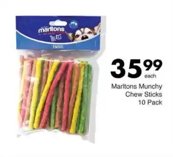 Save Marltons Munchy Chew Sticks offer