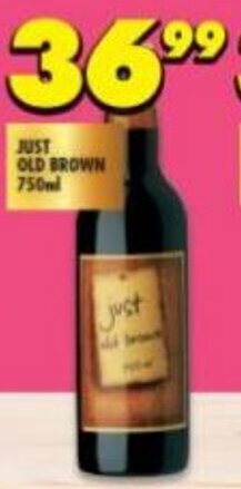 Just Old Brown 750ml