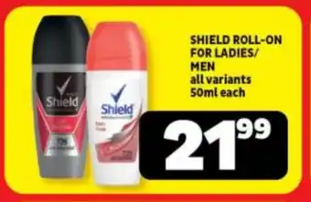 Usave Shield roll-on for ladies/ men all variants offer