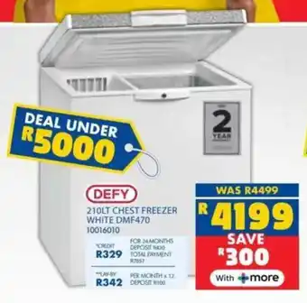 Russells Defy chest freezer white offer