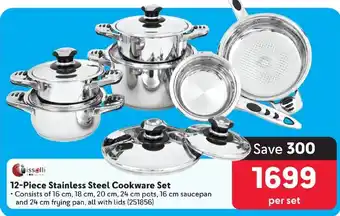 Makro Stainless Steel Cookware Set offer