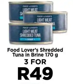 Food Lover's Market Food Lover's Shredded Tuna in Brine offer