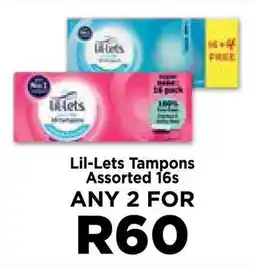 Food Lover's Market Lil-Lets Tampons Assorted offer