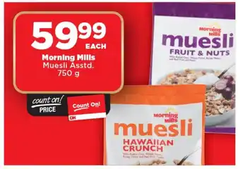 OK Foods Morning Mills Muesli Asstd. offer