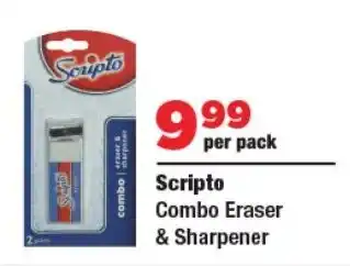 OK Foods Scripto Combo Eraser & Sharpener offer