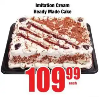 Boxer Imitation Cream Ready Made Cake offer