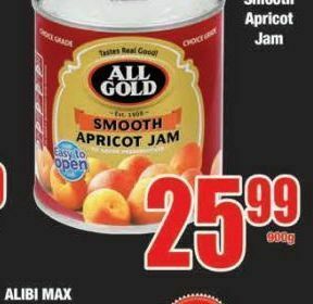 Boxer All gold apricot jam offer