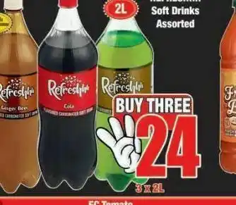 Boxer Refreshhh soft drinks 3 offer