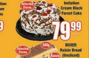 Boxer Cakes offer