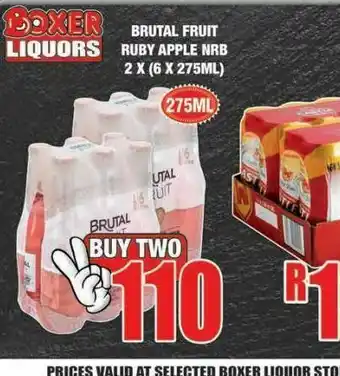 Boxer Brutal fruit ruby apple offer