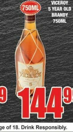 Boxer Viceroy brandy offer