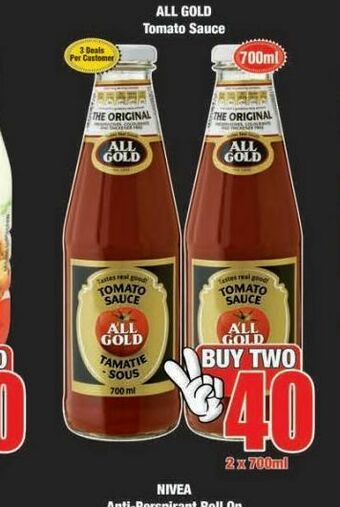 Boxer All gold tomato sauce 2 offer