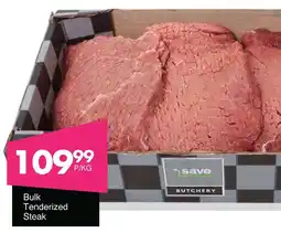 Bulk Tenderized Steak