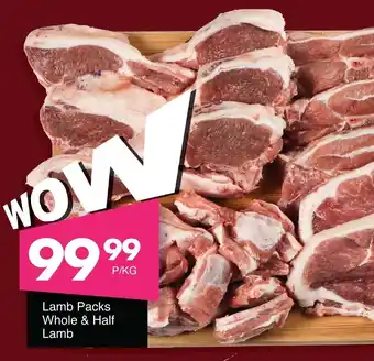 Save Hyper Lamb Packs Whole & Half Lamb offer