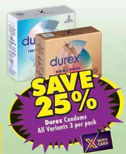 Shoprite Durex Condoms All Variants offer