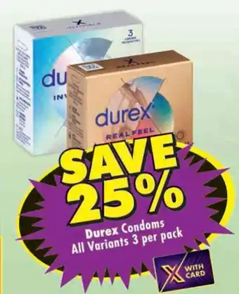 Shoprite Durex Condoms All Variants offer