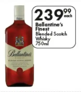 Liquor City Ballantine's Finest Blended Scotch Whisky offer