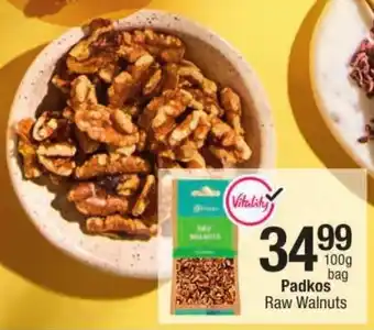 Checkers Padkos Raw Walnuts offer