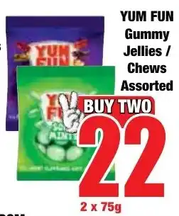 Boxer Superstores YUM FUN Gummy Jellies/ Chews Assorted offer