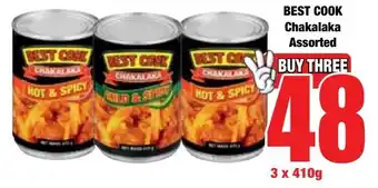 Boxer Superstores BEST COOK Chakalaka Assorted offer