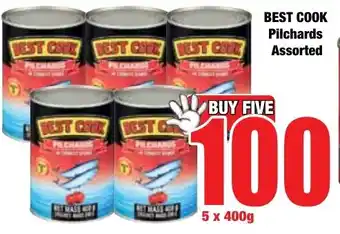 Boxer Superstores BEST COOK Pilchards Assorted offer