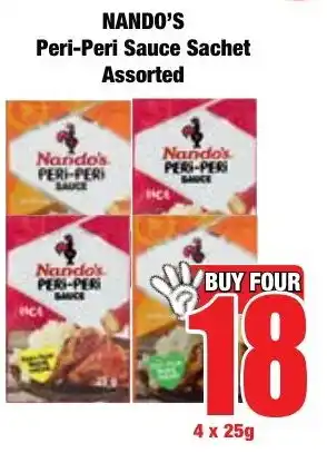 Boxer Superstores NANDO'S Peri-Peri Sauce Sachet Assorted offer