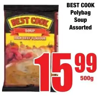 Boxer Superstores BEST COOK Polybag Soup Assorted offer