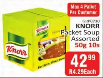 KitKat Cash and Carry KNORR Packet Soup Assorted offer