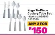 Game Koga 16 Piece Cutlery Tube Set-For Any 2 offer