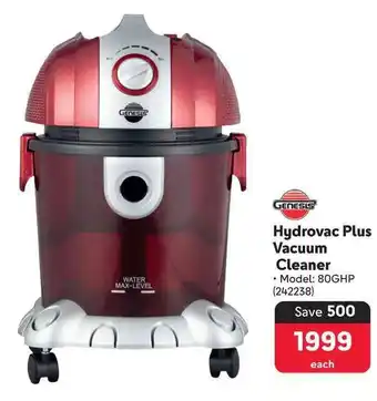 Makro GENESIS Hydrovac Plus Vacuum Cleaner offer