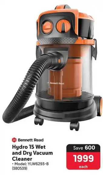 Makro Bennett Read Hydro 15 Wet and Dry Vacuum Cleaner offer