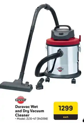 Makro GENESIS Duravac Wet and Dry Vacuum Cleaner offer