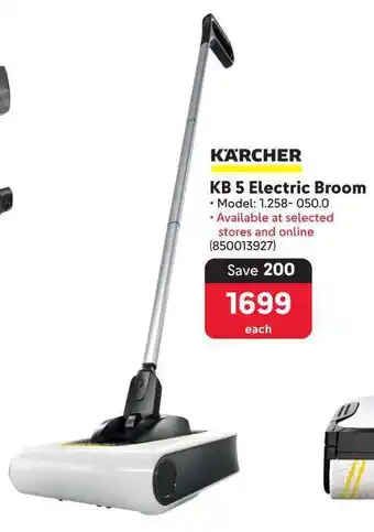 Makro KARCHER KB 5 Electric Broom offer