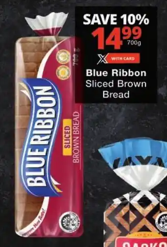 Checkers Blue Ribbon Sliced Brown Bread offer