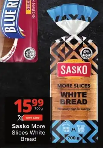 Checkers Sasko More Slices White Bread offer