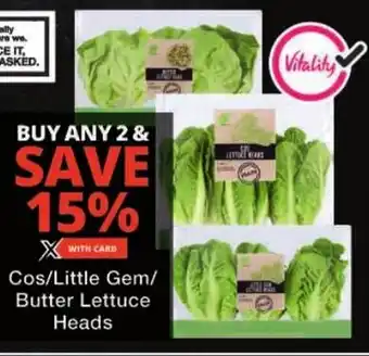 Checkers Cos/Little Gem/ Butter Lettuce Heads offer