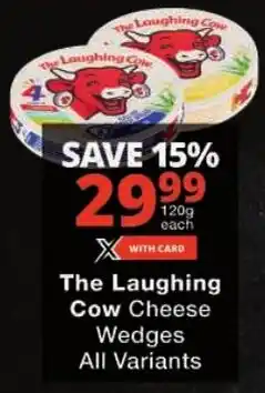 Checkers The Laughing Cow Cheese Wedges All Variants offer