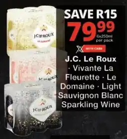 Checkers J.C. Le Roux Vivante La Fleuret offer