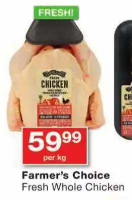 Checkers Farmer's Choice Fresh Whole Chicken offer