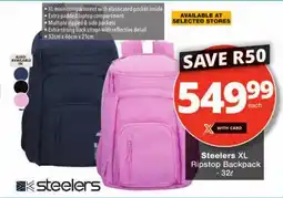 Checkers Steelers XL Ripstop Backpack offer