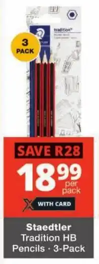 Checkers Staedtler Tradition HB Pencils offer