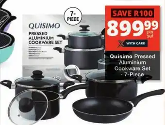 Checkers Quisimo Pressed Aluminium Cookware Set offer