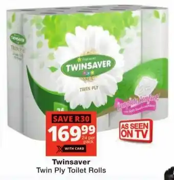 Checkers Twinsaver Twin Ply Toilet Rolls offer