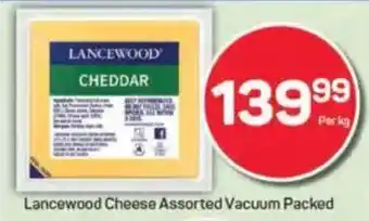 Pick n Pay Lancewood Cheese Assorted Vacuum Packed offer