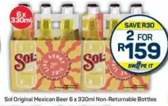 Pick n Pay Sol Original Mexican Beer Non-Returnable Bottles offer